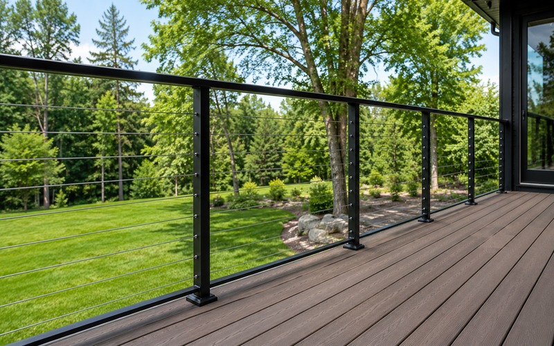 Stainless cable railing system &mdash; Niagara Region